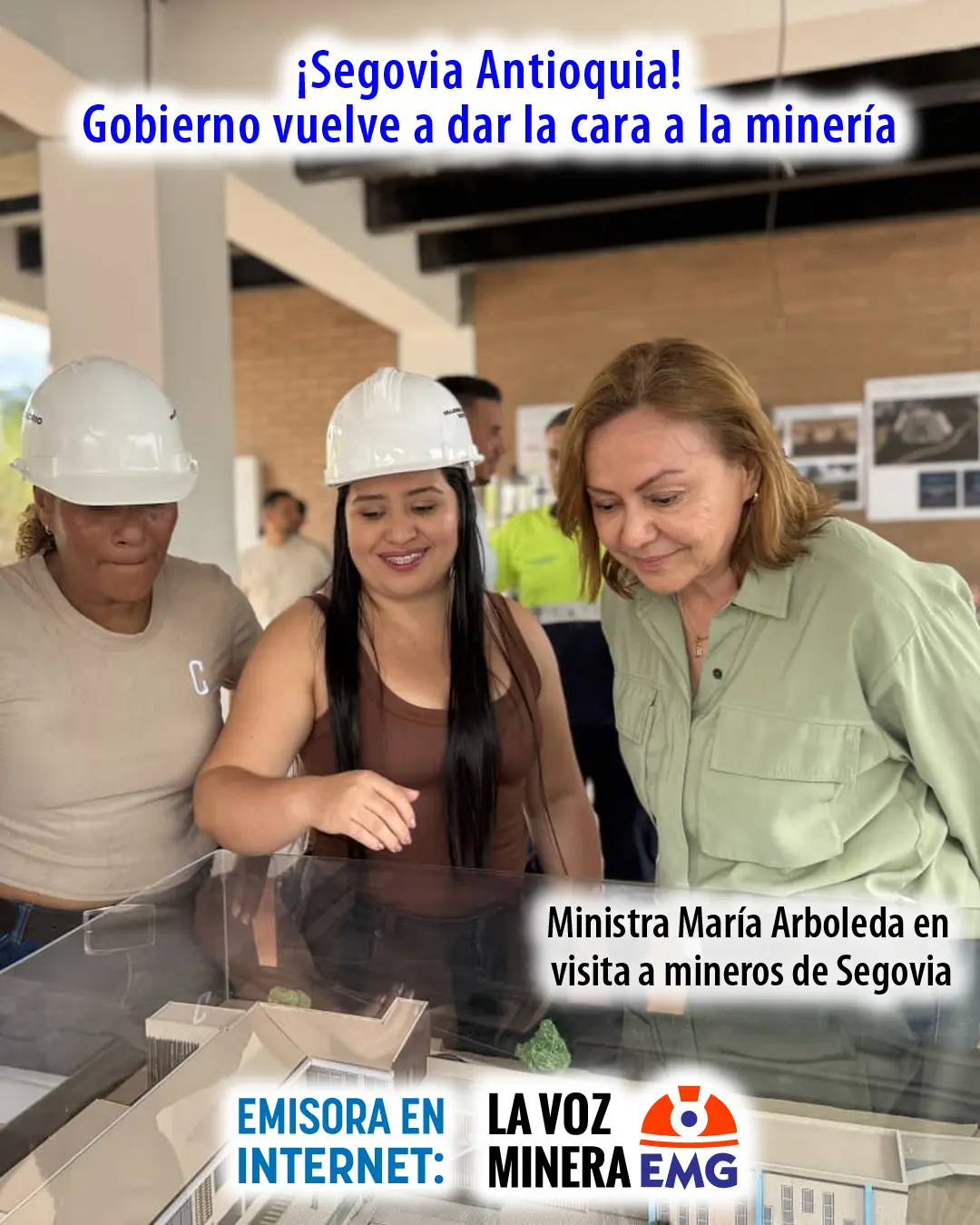 Ministra de Minas en Segovia