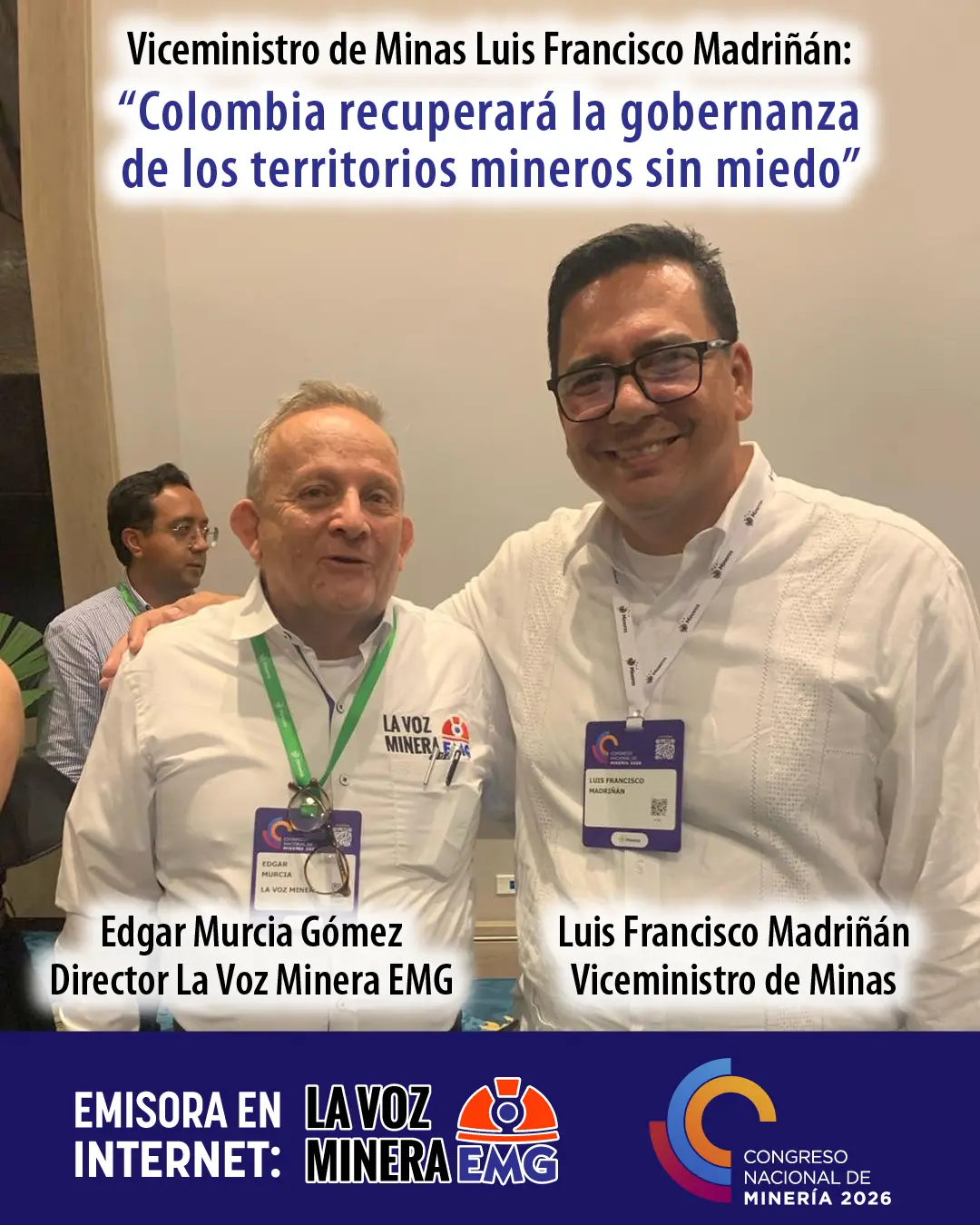 Congreso Nacional De MInería- Viceministro Luis Francisco Madriñan