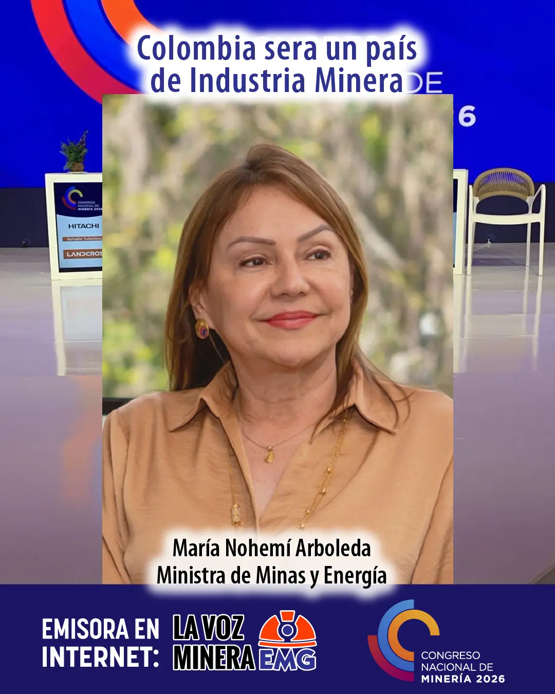 Ministra María Nohemí Arboleda