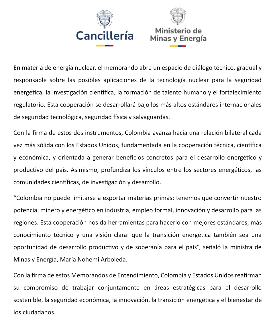 Acuerdo Colombia EE UU