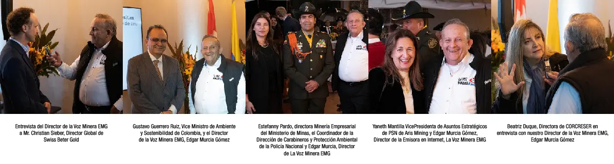 La Voz Minera EMG en evento Embajada Suiza